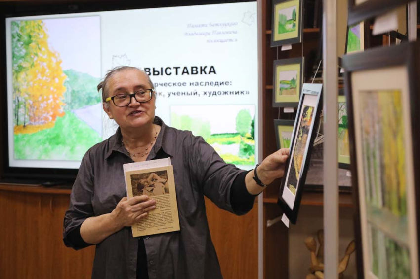 События НИУ «БелГУ» выставка «творческое наследие: выпускник, учёный, художник» открылась в ниу «белгу»